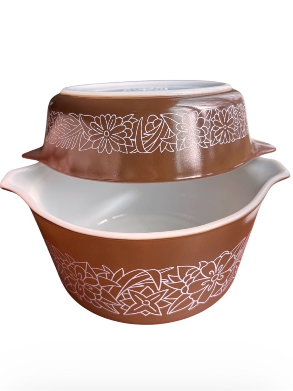 Pyrex Bowl Casserole Dish Woodland Cinderella 473-B 1L 471-B